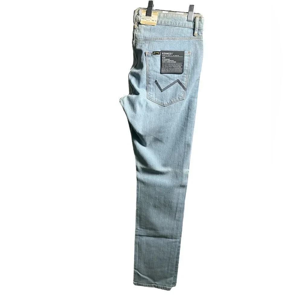 NWT Kennedy Denim Company Z Line Collection Men’s Denim Slim Fit Jeans - Size 34